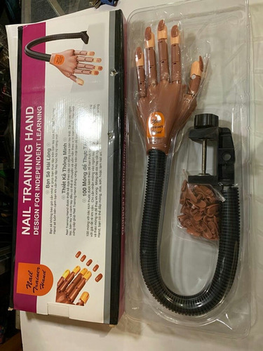 Imagen 2 de 2 de Mano Maniqui Para Practica De Manicure Articulada Nuevo