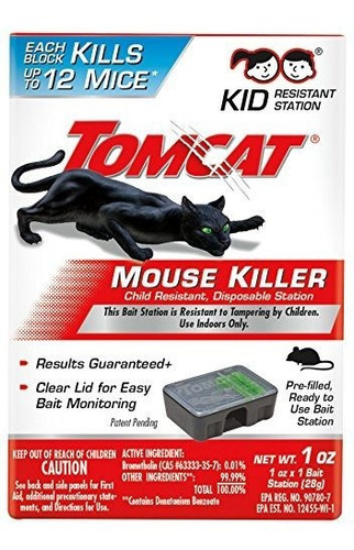 Estación Tomcat Ratón Killer Desechables Para Uso Interior -