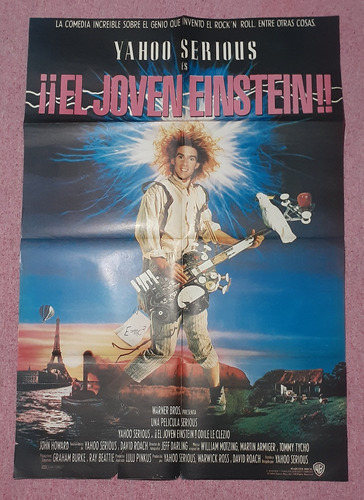 Young Einstein ( El Joven Einstein ) Poster Afiche Orig Cine