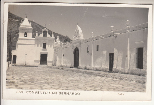 Antigua Postal Foto Convento San Bernardo Salta Argentina