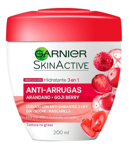 Crema Y Mascarilla Para Piel Con Arrugas Garnier