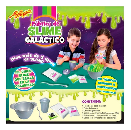 Imagen 2 de 3 de Fábrica De Slime Galáctico Mi Alegría
