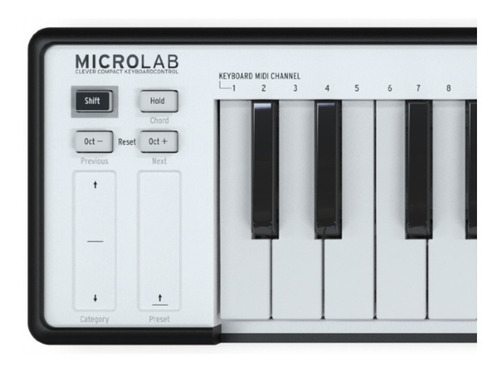 Imagen 4 de 9 de Controlador Arturia Microlab Midi Usb 25 Teclas Promo
