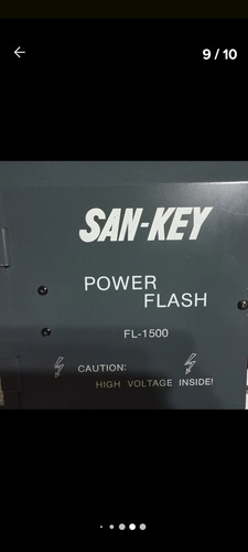 Flash De 1500w Sankey Con Control Remoto. Impecable Gris Blanco Frío (Usado)