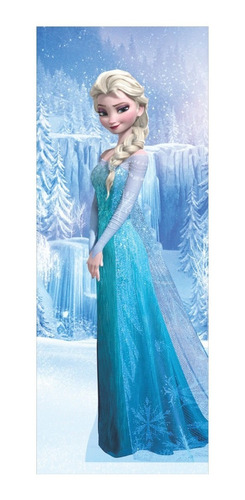 1 Adesivo Porta Jbs Frozen Ana Elsa Olaf Princesas