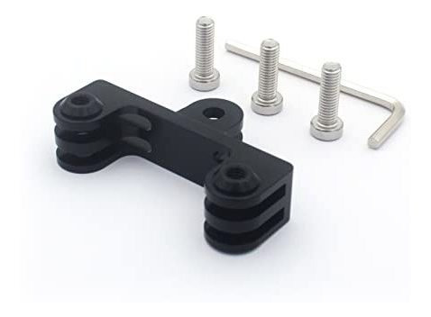 Imagen 6 de 6 de Adaptador De Doble Montaje De Aluminio Para Gopro Hero 11/10