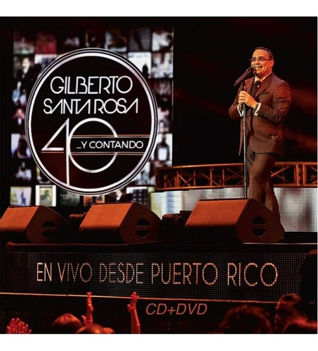 Gilberto Santa Rosa 40 Y Contando En Vivo Cd+dvd 