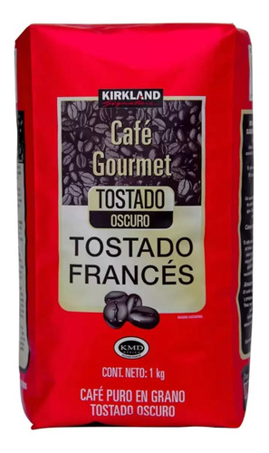 Café Tostado En Grano Gourmet French Roast Kirkland  De 1kg