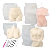 Comprar Milivixay 4 Mold Para Vela Corporal Hacer Velas.