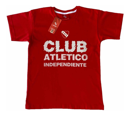 Remera Algodon Independiente Niños Juvenil Producto Oficial