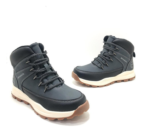 Imagen 6 de 6 de Zapatilla Botita Nene Abrigada Cordones Botanguita Reeder