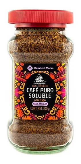 Café Puro Soluble Member's Mark Colombiano Liofilizado 300gr | MercadoLibre