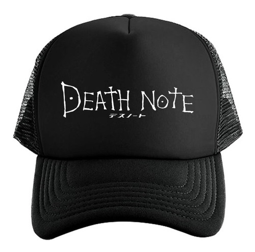 Gorra Black Unisex De Malla Death Note Anime