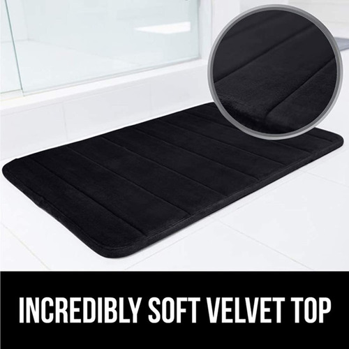 Alfombra De Baño De Espuma Viscoelástica, Lavable A Máquina.