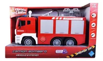 Comprar Camion Bombero Con Luz Sonido Y Friccion 1:12 Shp Tunishop