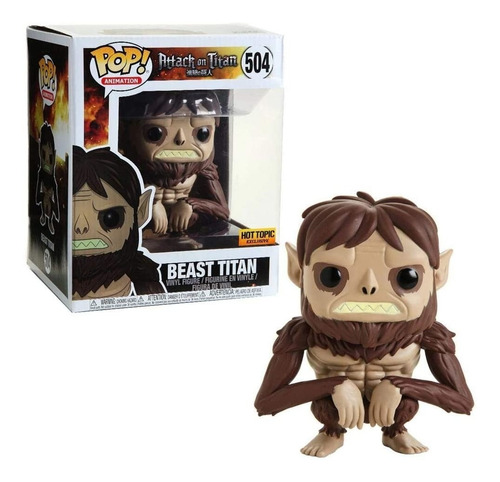 Funko Pop! Attack On Titan - Beast Titan Exclusivo #504