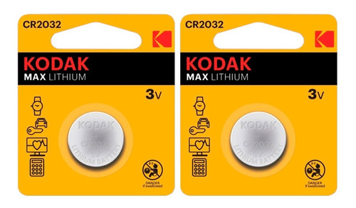 Pila Bateria Cr2032 Kodak Blister 2 Unidades Bagc