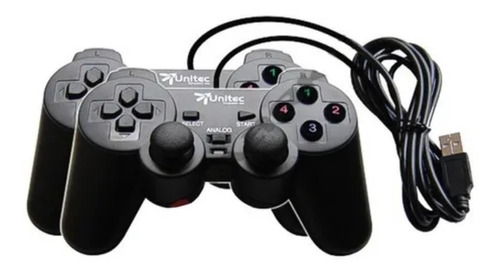 Imagen 1 de 3 de Kit Control De Juegos Gamepad Usb, Dual Shock Análog/digital