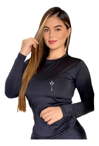 Camiseta Manga Larga Deportiva Mujer