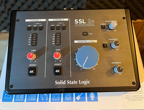 Interface Ssl 2+ Semi Nova Na Caixa (Usado)