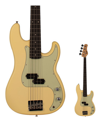  Baixo Precison Bass Tagima Memphis Mb-40 Branco Vintage