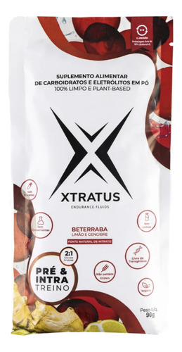 Sache Suplemento Xtratus Pre E Intratreino Beterraba 90g