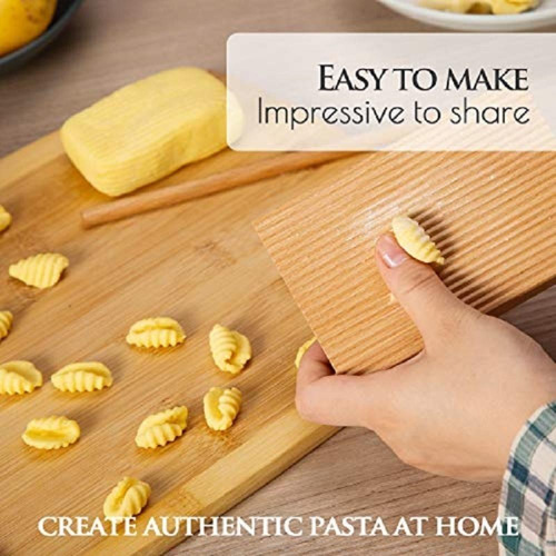 Tabla Para Hacer Ñoquis/gnocchi De Madera
