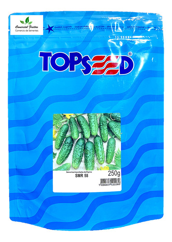 Sementes De Pepino Smr 58 (p/ Conserva) Pcte C/ 250 Gramas