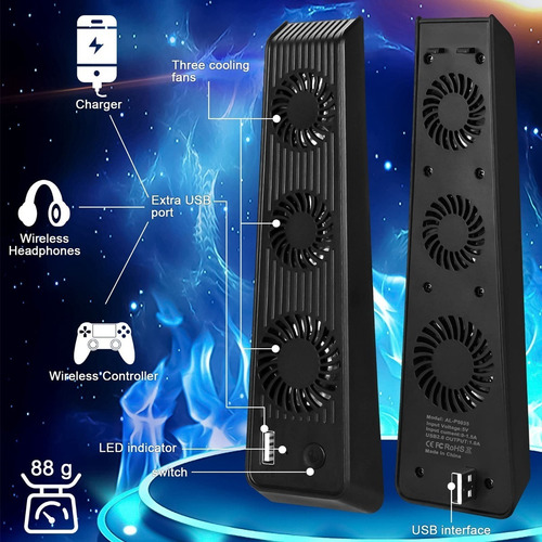 Imagen 3 de 3 de Fan Externo Consola Ps5, Somos Tienda