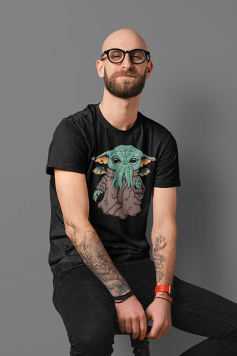 Camiseta Clasico Star Wars Yoda Hp Lovecraft