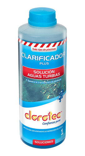 Clarificador Plus Para Pileta Agua Turbia Clorotec 1lt