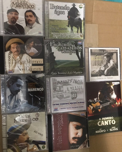 Cd - Luiz Marenco - 09 Cds + 01 Dvd (cds Originais Lacrados)