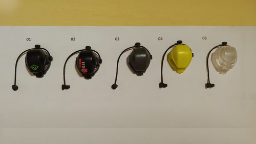 Playmobil Capacetes - Cada Unidade (Usado)