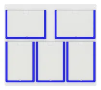 Comprar Quadro De Aviso Mdf Com 5 Displays A4 Acrílico Cores