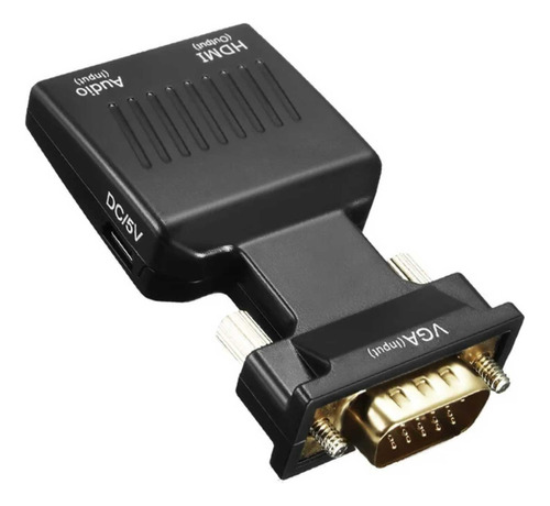 Adaptador Convertidor Vga Macho A Compatible Con Hdmi Hembra