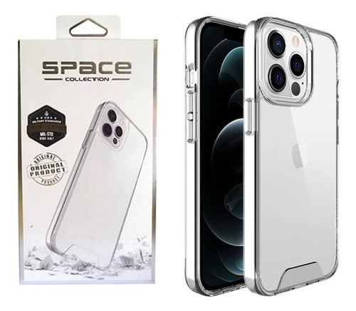 Capa Clear Silicone Case Space Para iPhone XR Cor Transparente iPhone 13 Pro