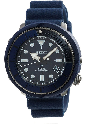 Reloj Hombre Seiko Sne533p1 Eco-drive Pulso Azul Just Watche