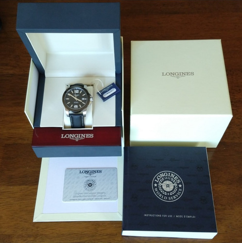 Reloj Longines Conquest Aut. Bisel Cerámico - 2 Mallas Único