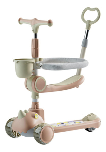 Patinete De 3 Ruedas, Patinete Para Niños, Juguete Rosa