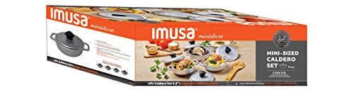 Minicalderos Tradicionales Colombianos Imusa Usa, 4 Piezas,