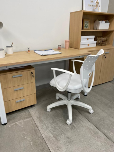 Silla Rombo Blanca Escritorio Oficina Gamer Pc Computadora
