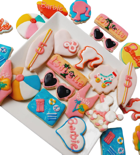 Galletitas Barbie, Decoradas, Souvenir.