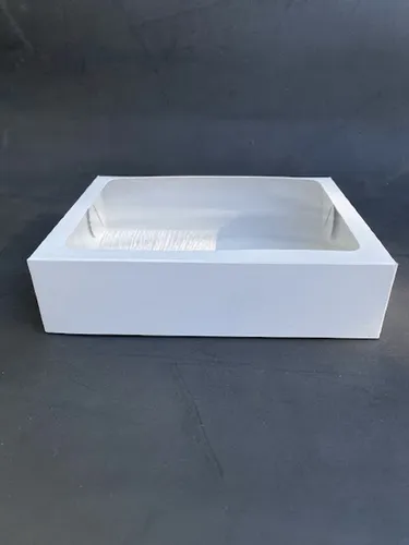 Caja Rectangular Chica Alfajores Chocolates Conitos X 20