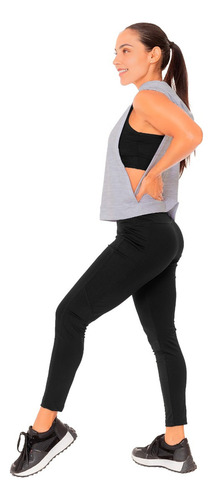 Camiseta Crop Sin Mangas Mujer De Algodón Tank Top Playera