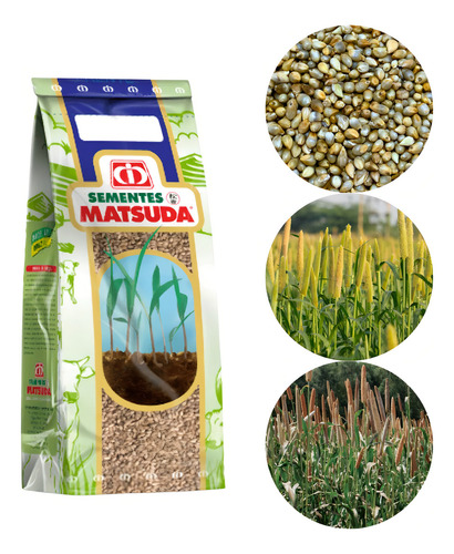 Sementes De Milheto Brs1501 Matsuda - 5kg