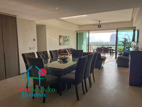 Cad La Isla Java F6. En Condominio De Playa. Terraza Con Vista A Las Albercas
