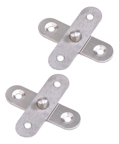 M 2 Piezas Bisagra Giratoria Oculta Puerta Gabinete Cocina