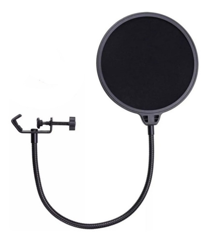 Imagen 1 de 6 de Anti Pop Hüguel Bf8 Cuello De Ganso P/soporte De Micrófono