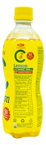 Okf Vitamin C Lemon Sparkling 500 Ml