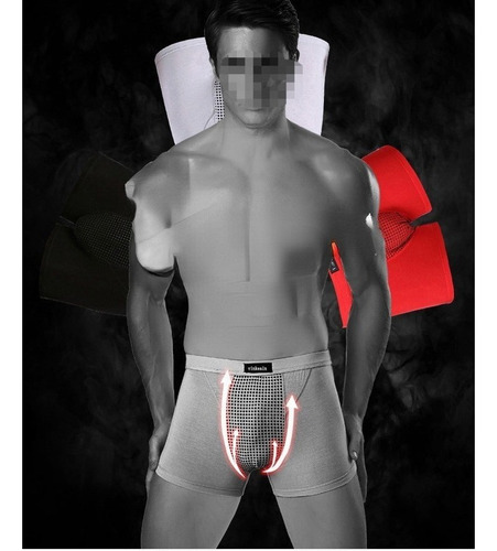 Alm 53 Imanes Magnetoterapia Bóxer Ropa Interior De Hombre